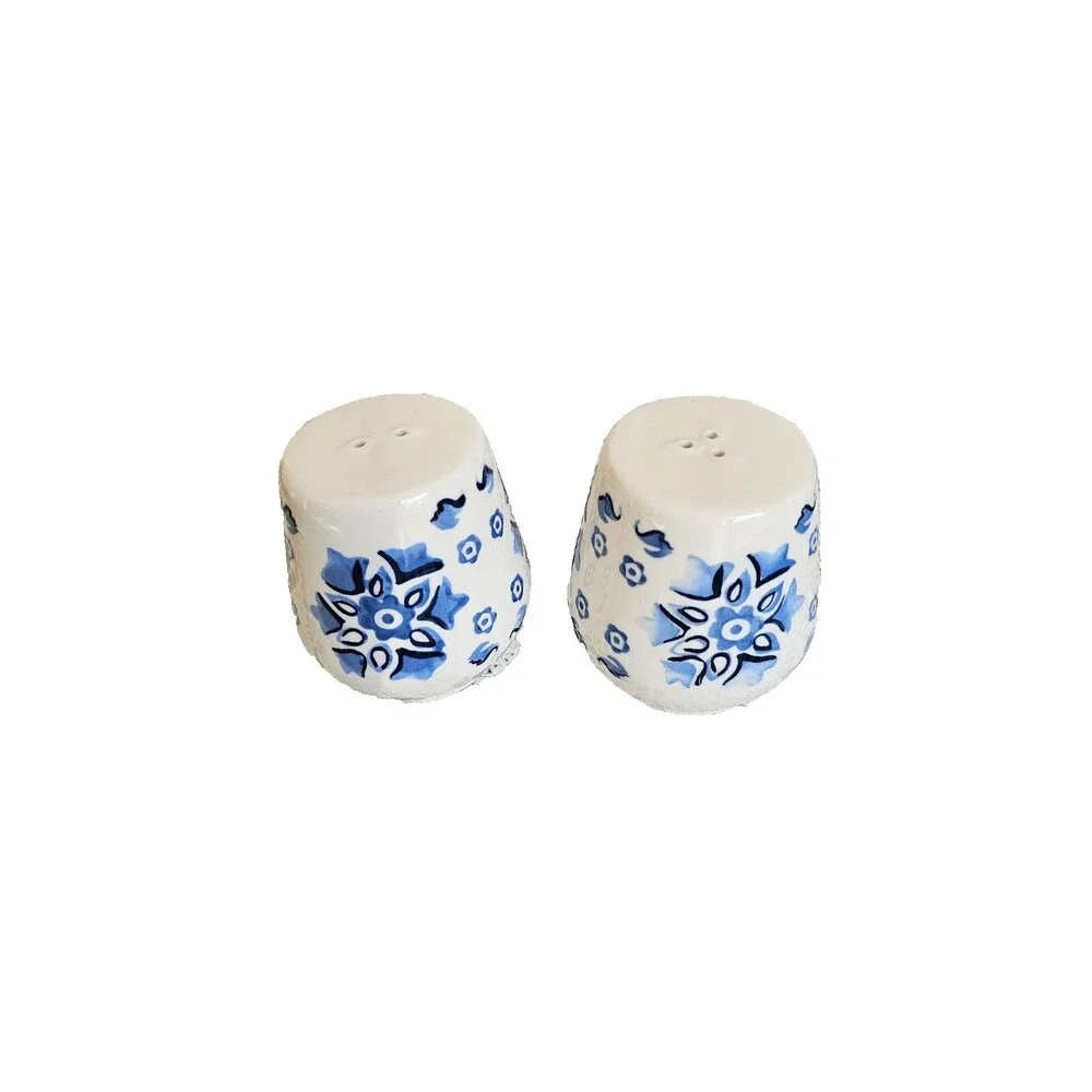 Target Opalhouse Blue And White Floral Salt And Pepper Shakers French Country